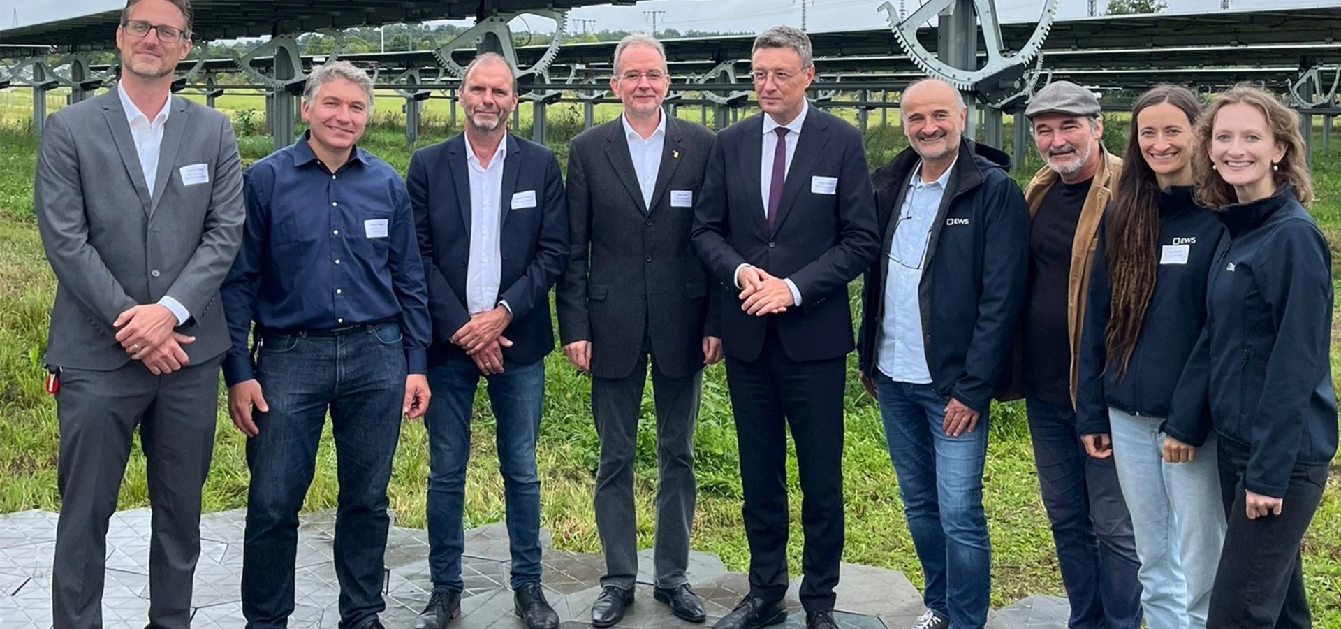 Feierliche Einweihung des EWS Sonnenfeldes Potsdam Feierliche Einweihung des EWS Sonnenfeldes Potsdam