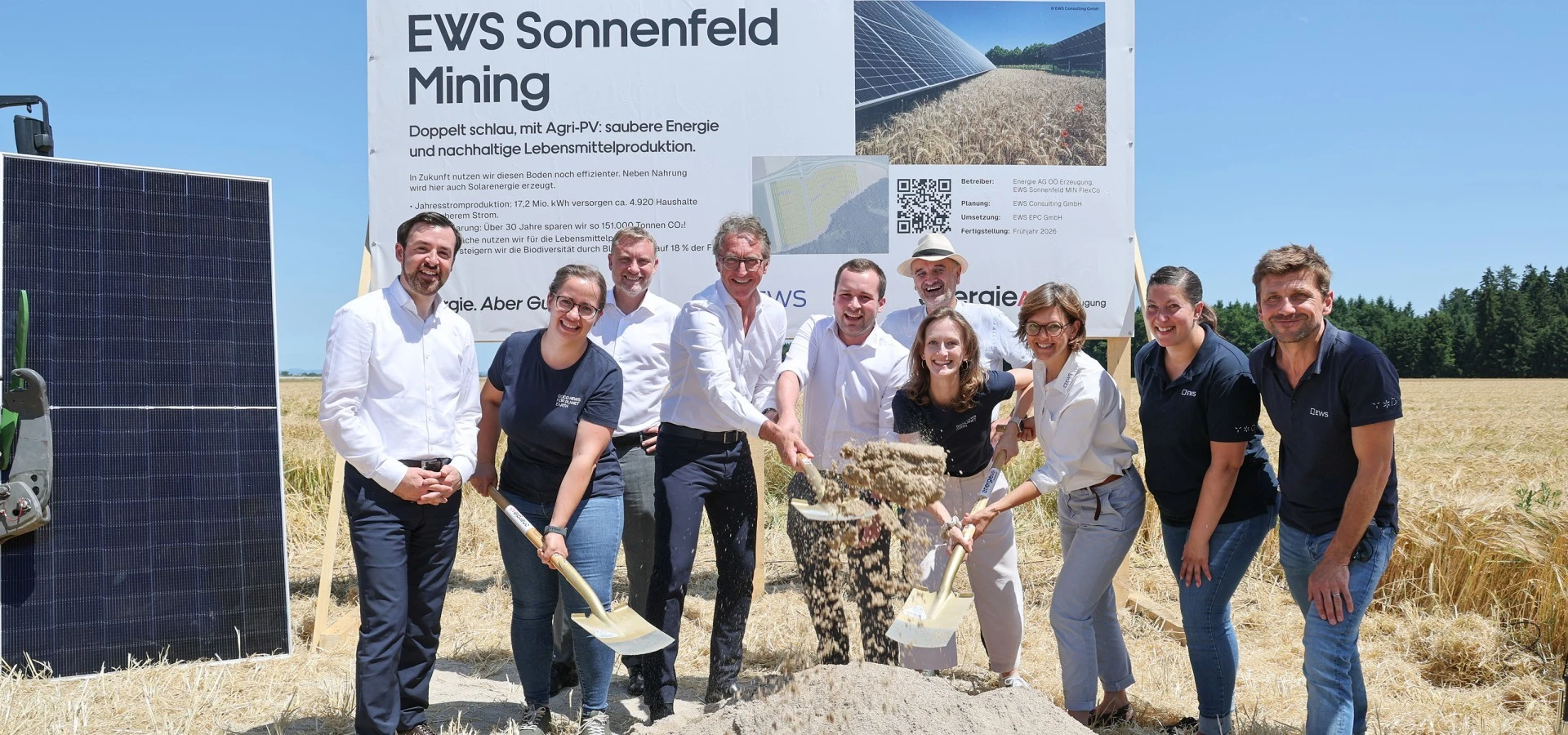 EWS Sonnenfeld Mining, Spatenstich EWS Sonnenfeld Mining, Spatenstich