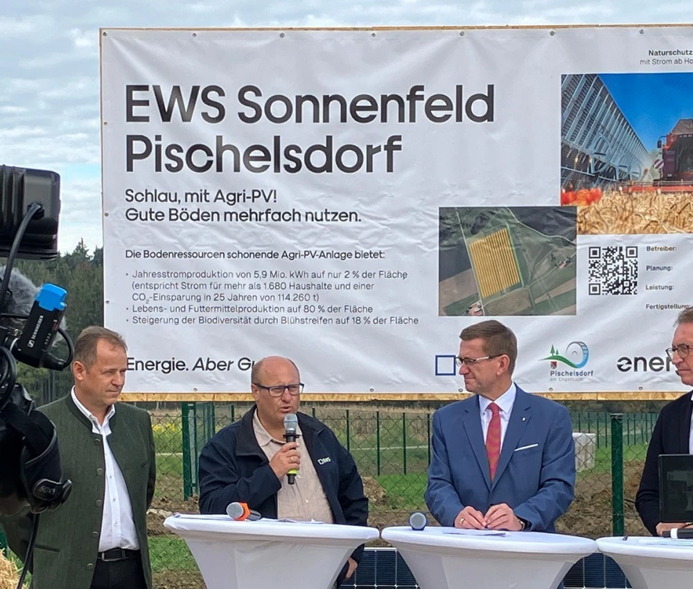 Spatenstichfeier EWS Sonnenfeld Pischelsdorf, am 22. Oktober 2024 Spatenstichfeier EWS Sonnenfeld Pischelsdorf, am 22. Oktober 2024