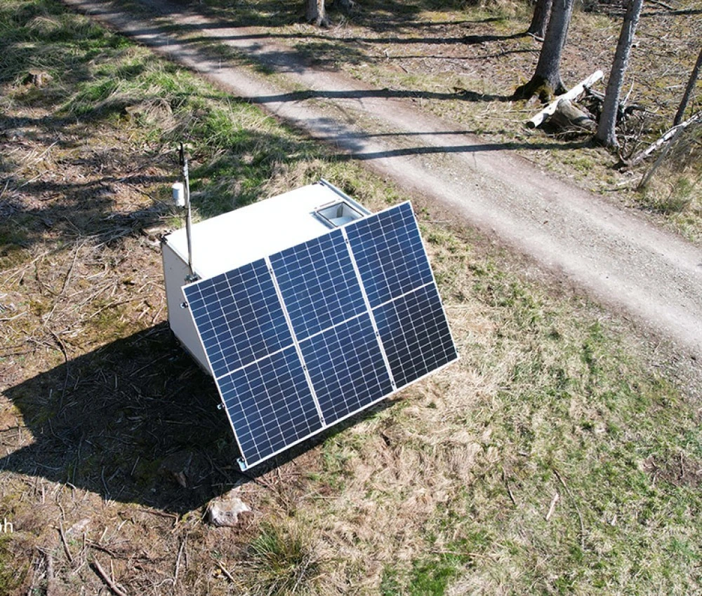 LiDAR-Messung Waldstandort LiDAR-Messung Waldstandort