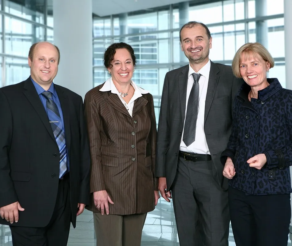 Gesellschafter Gesellschafter Gerhard Steindl, Beth Weyringer, Joachim Payr und Elfi Salletmaier